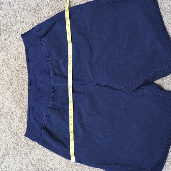 Lands End Long 9" Board Shorts Deep Sea Navy Blue Size 10 - Picture 7 of 12